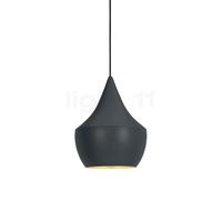 Tom Dixon Beat Fat Lampada a sospensione LED, nero/ottone