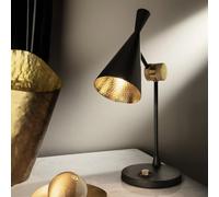 Tom Dixon Beat lampada da tavolo, LED, BLT11BK+LEDTC01UN, BLT11BK-TUN01M1 Beat [Lampade per Interni > Lampade da Tavolo]