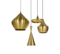 Tom Dixon Beat Range Round sospens 4 luci ottone Tom Dixon