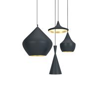 Tom Dixon Beat Range Round sospensione 4 luci nero Tom Dixon