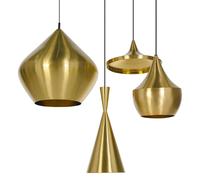 Tom Dixon Beat Tall LED a sospensione, ottone BLS03B-PEUM3