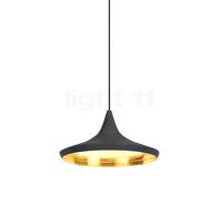 Tom Dixon Beat Wide Lampada a sospensione LED, nero/ottone