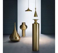 Tom Dixon Beat Wide LED a sospensione, ottone BLS01B-PEUM3