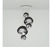 Tom Dixon Lampada a sospensione Melt Large Round, Ø 95 cm, cromata Tom Dixon