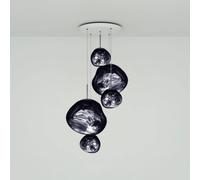 Tom Dixon Lampada a sospensione Melt Large Round, Ø 95 cm, fumo Tom Dixon