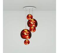 Tom Dixon Lampada a sospensione Melt Large Round, Ø 95 cm, rame Tom Dixon