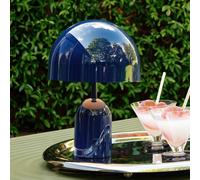 Tom Dixon Lampada da tavolo ricaricabile BELL PORTABLE, indaco, 28 cm IP44 Tom Dixon