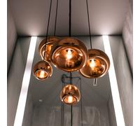 Tom Dixon lampada LED a sospensione Void mini, rame Tom Dixon