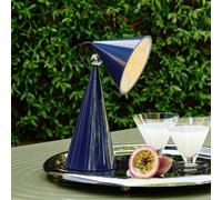 Tom Dixon Lampada LED da tavolo a batteria Pose, indaco, altezza 25 cm Tom Dixon