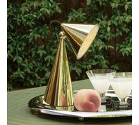Tom Dixon Lampada LED da tavolo ricaricabile Pose, color oro, altezza 25 cm Tom Dixon
