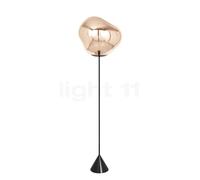 Tom Dixon Melt Cone Slim Lampada da terra LED, rame - commutabile