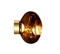 Tom Dixon Melt Lampada da parete e soffitto LED, dorato - 30 cm