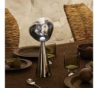 Tom Dixon Melt Lampada da tavolo portatile ricaricabile, argento Tom Dixon