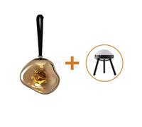 Tom Dixon Melt lampada da terra ricaricabile e Lampada a sospensione LED, dorato