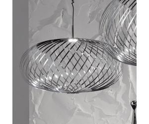 Tom Dixon Spring Medium sospensione Ø 79 cm cromo Tom Dixon