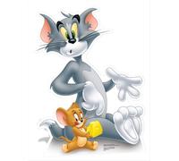 Tom E Jerry Con Formaggio Looney Tunes Lifesize Sagoma di Cartone Profilo Intero