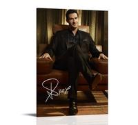 Tom Ellis - Poster grande con stella del cinema, arte su tela, decorazione per la casa, camera da letto, decorazioni moderne, 50 x 75 cm