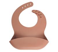 TOM ET ZOE, PU0023, Bavaglino ergonomico di Recupero per Neonati in Silicone, Facile da Pulire, Design Accattivante, Tasca di Recupero, Regolabile, Colori Assortiti