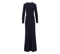 Tom Ford - Abito girocollo a maniche lunghe leggerissimo con retro trasparente - - Dresses - Donna - Blu - S