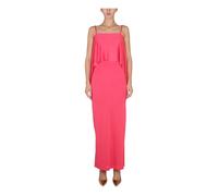 Tom Ford - Abito lungo a balze in viscosa stretch compatta Tom Ford - - Dresses - Donna - Rosa - M
