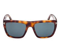 Tom Ford Alberto Ft 1077 Occhiali Da Sole Uomo Avana Squadrato Blu 55mm