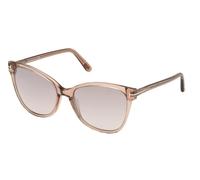 Tom Ford Ani Ft 0844 Occhiali Da Sole Donna Marrone Cat-eye Marrone 58mm