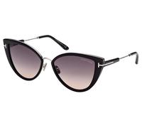 Tom Ford Anjelica-02 Ft 0868 Occhiali Da Sole Donna Nero Cat-eye Grigio 57mm