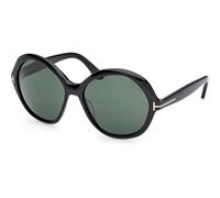 Tom Ford Annabelle 02 FT1282 01N, Nero, Plastic, Donne occhiali da sole 60