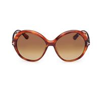 Tom Ford Annabelle-02 Ft1282 Occhiali Da Sole Unisex Avana Rotondo Marrone 60mm