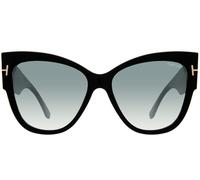 Tom Ford Anoushka Ft 0371 Occhiali Da Sole Donna Nero Oversize Verde 57mm