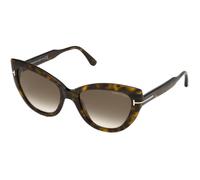 Tom Ford Anya Ft 0762 Occhiali Da Sole Donna Avana Cat-eye Marrone 55mm
