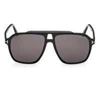 Tom Ford Autari Ft1209 Occhiali Da Sole Unisex Nero Pilot Grigio 56mm