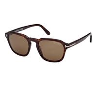 Tom Ford Avery Ft 0931 Occhiali Da Sole Uomo Avana Geometrico Marrone 52mm Polarizzato