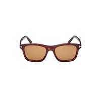 Tom Ford Barron Ft1179 Occhiali Da Sole Unisex Avana Squadrato Marrone 54mm