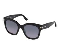 Tom Ford Beatrix-02 Ft 0613 Occhiali Da Sole Donna Nero Oversize Grigio 52mm