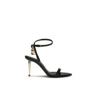 Tom Ford Black Goatskin Stiletto Heel Sandals - EU36.5/US6.5