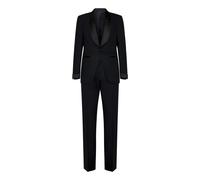 Tom Ford - Blazer e pantaloni in raso di seta blu - - Suits - Uomo - Blu - M
