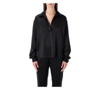 Tom Ford, ,Blouses & Shirts ,Donna ,Nero ,L Polo in Raso di Seta Stretch