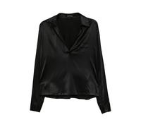 Tom Ford, ,Blouses & Shirts ,Donna ,Nero ,XS Polo in Raso di Seta Stretch