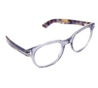 Tom Ford Blu Blocco Uomo Occhiali FT5807 020 50mm Grande Ovale Telaio Grey Avana