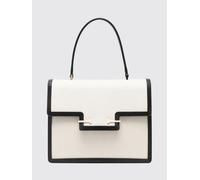 TOM FORD Borsa a mano Aube in pelle e tela bicolor OS Nudo