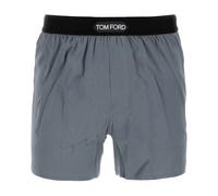Tom Ford - Boxer in Raso Grigio Scuro - - Underwear - Uomo - Grigio - M
