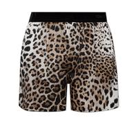 Tom Ford - Boxer in seta con motivo animalier - - Underwear - Uomo - Nero - L