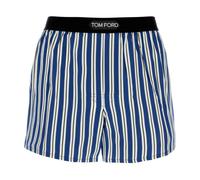 Tom Ford - Boxer stampato in raso stretch - - Underwear - Uomo - Blu - M