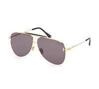 Tom Ford Brady Ft 1018 Occhiali Da Sole Unisex Oro Pilot Grigio 60mm