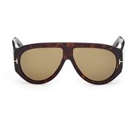 Tom Ford Bronson Ft 1044 Occhiali Da Sole Unisex Avana Verde 60mm