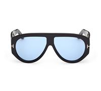 Tom Ford Bronson Ft 1044 Occhiali Da Sole Unisex Nero Pilot Blu 60mm