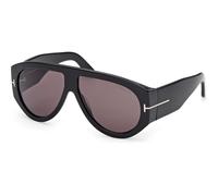 Tom Ford FT1044 BRONSON C60 01A - Shiny Black / Shiny Black