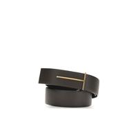 Tom Ford Brown Calf Leather Bos Taurus Regular Belt - 100 cm / 40 Inches