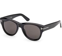 Tom Ford Burton 02 FT1305 01A, Nero, Plastic, Uomini occhiali da sole 52